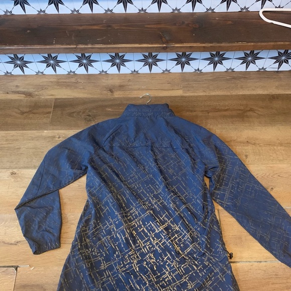 Shape Dark Blue Hooded windbreaker Jacket size L - Picture 9 of 13